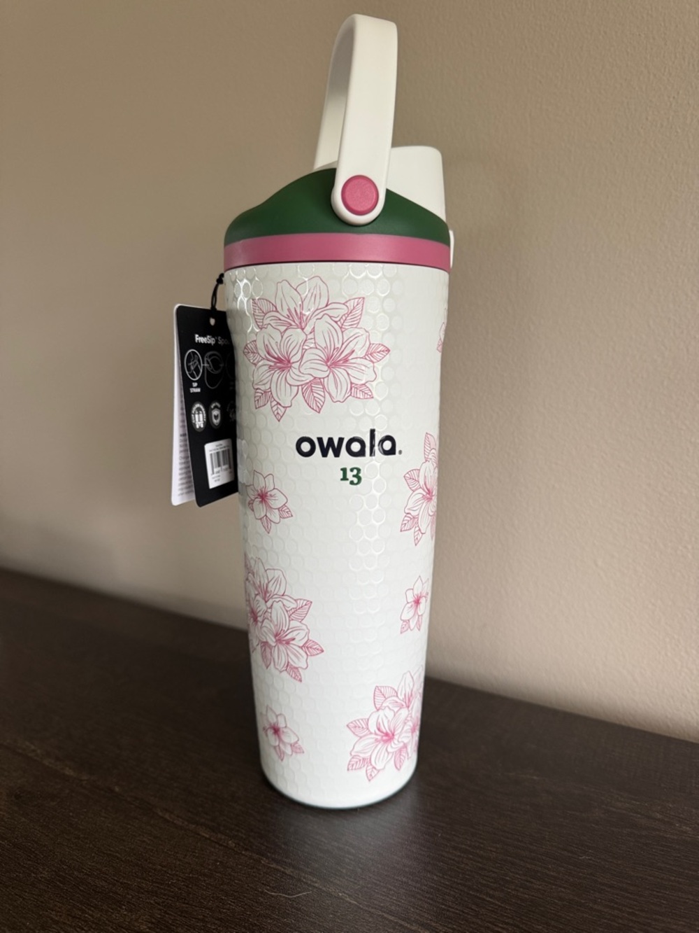 Owala 13 Special Edition Masters Floral Insulated Water Bottle